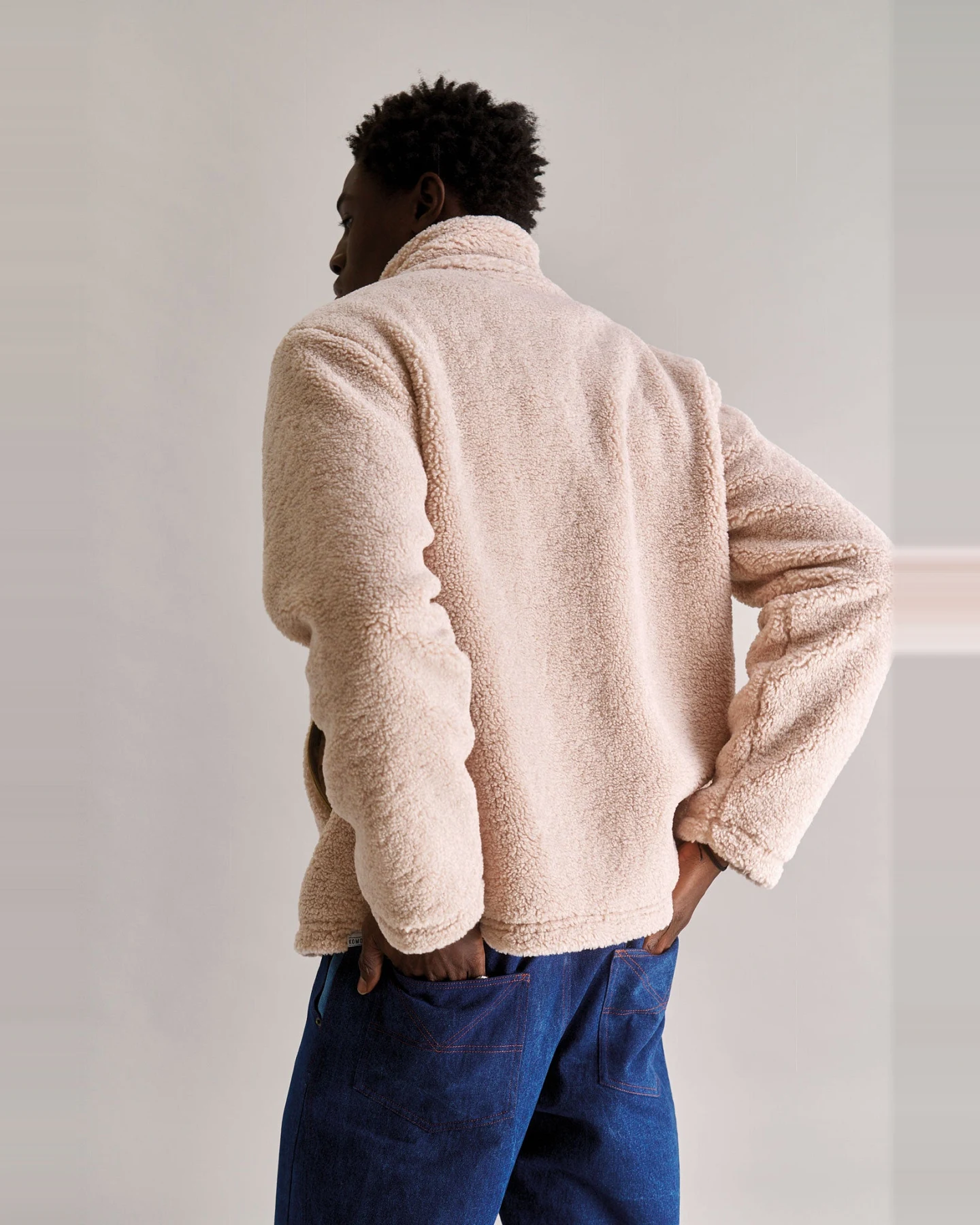 KOMODO Herren vegan Jacke Drew Sand Beige – Ansicht 2
