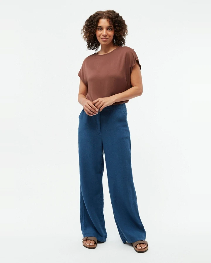 Hose GBBeatrice Linen Blau