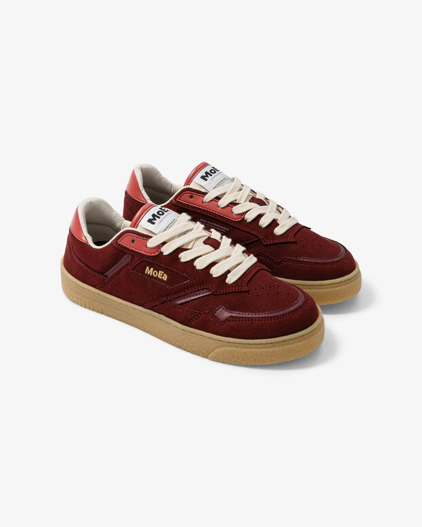 MoEa Herren vegan Sneaker Gen9 Grapes Full Burgundy – Ansicht 2