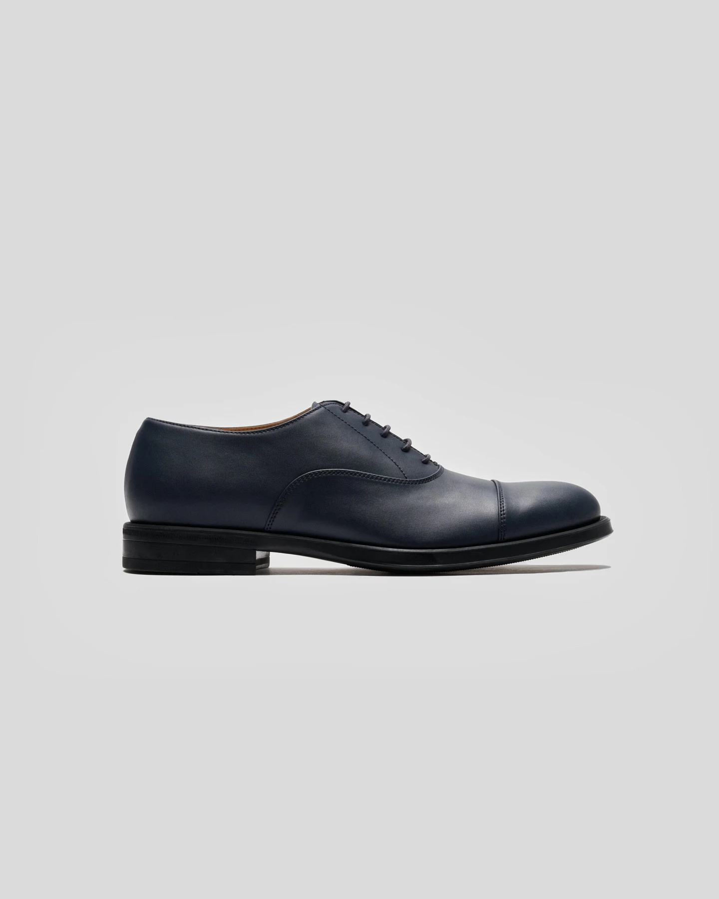 Solari Milano Herren vegan Oxford Schuhe Marineblau – Ansicht 2