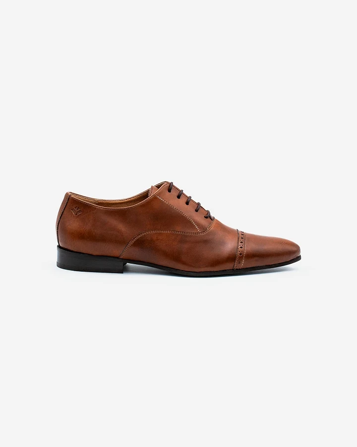COG Herren vegan Schuhe Watson Glasiert Braun