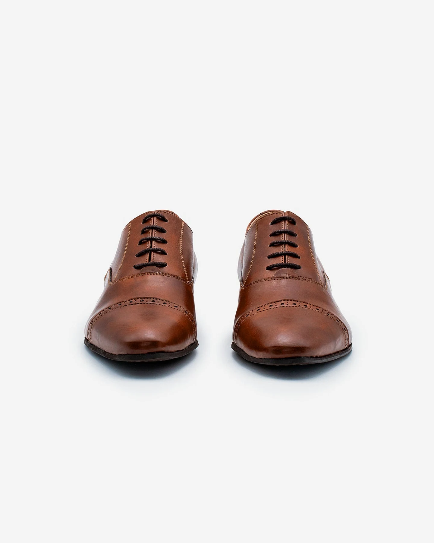 COG Herren vegan Schuhe Watson Glasiert Braun – Ansicht 2