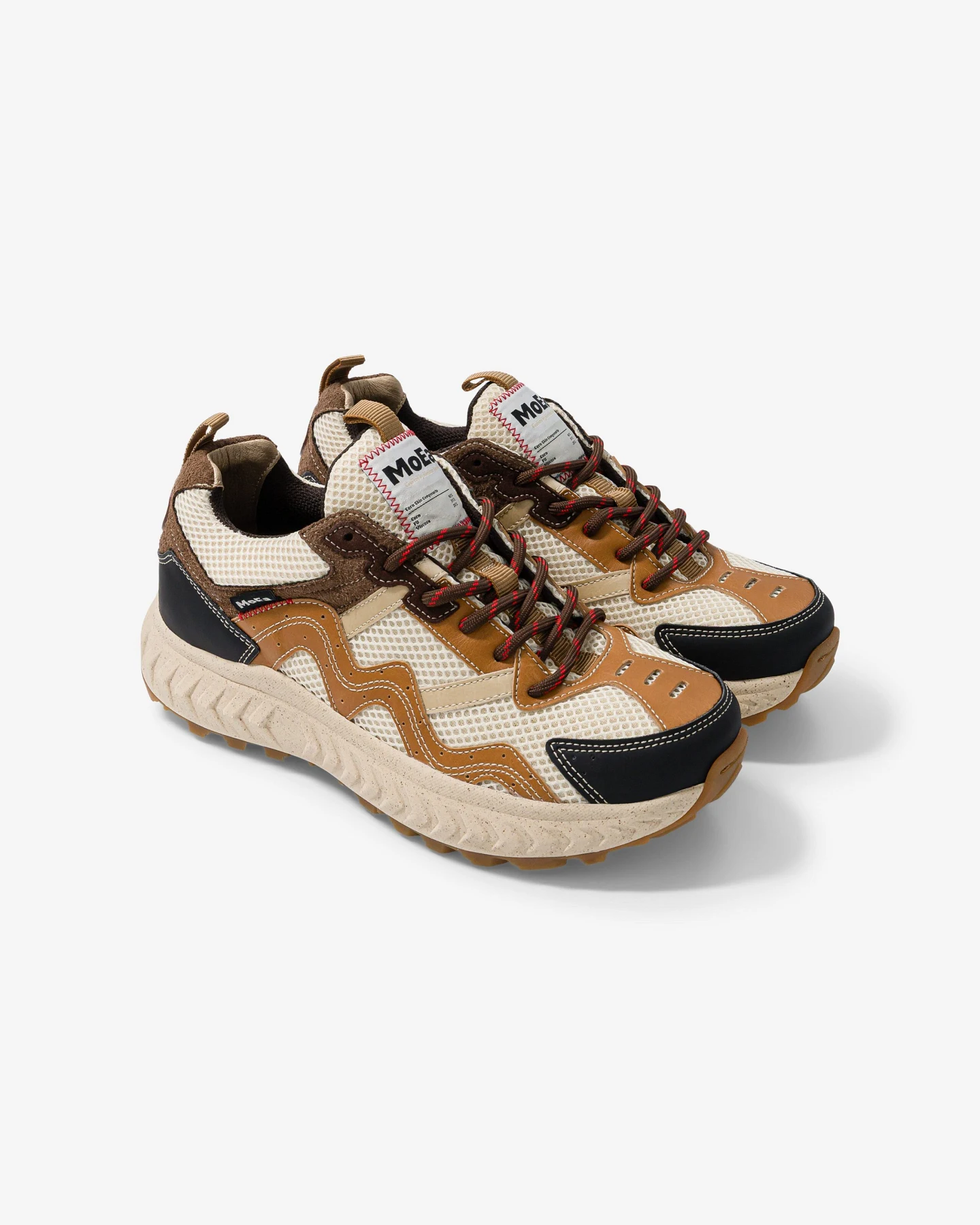 MoEa Herren vegan Sneaker Gen7 Mais Beige & Braun – Ansicht 2