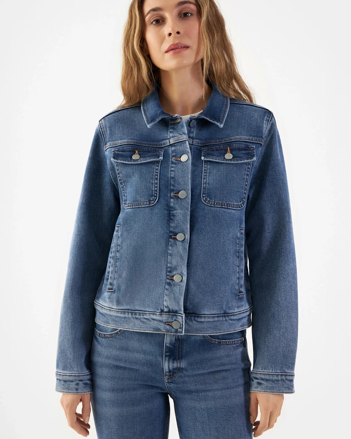 Dawn Damen vegan Jacke Denim Callisto Medium Blau