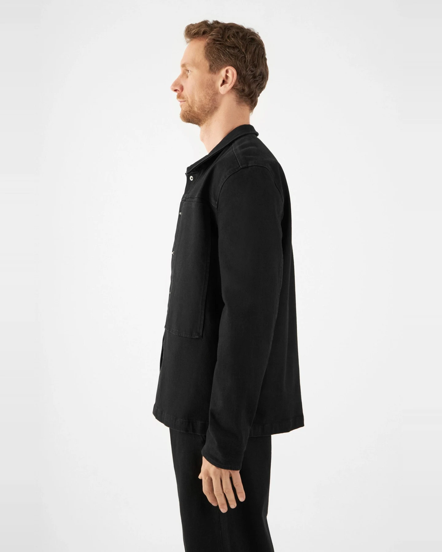 Dawn Herren vegan Jacke Quiet Schwarz/Schwarz – Ansicht 2