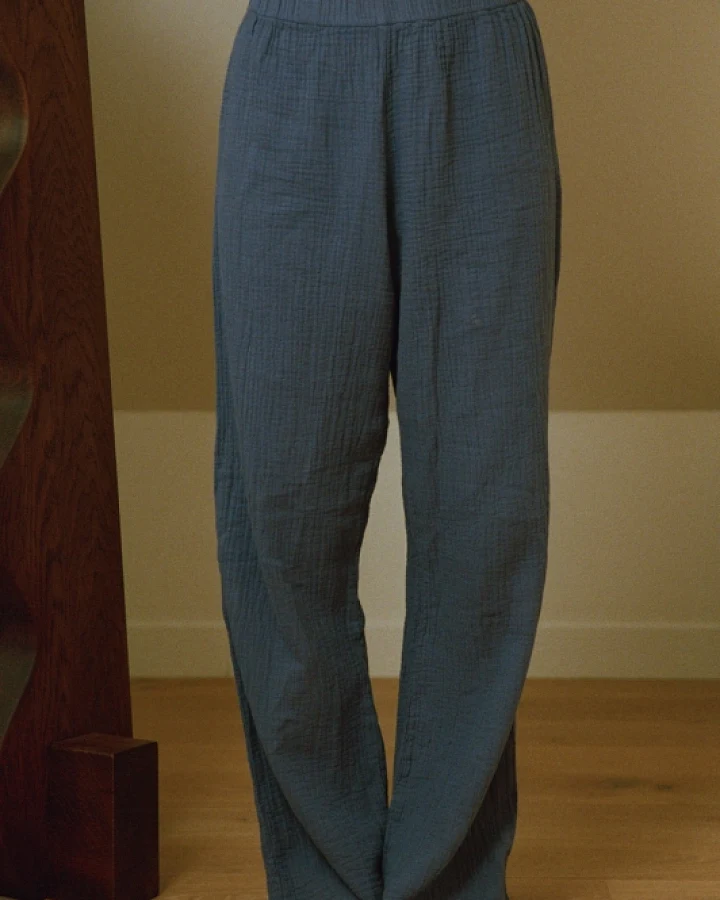 Nénés Damen vegan Hose Haydée Blau
