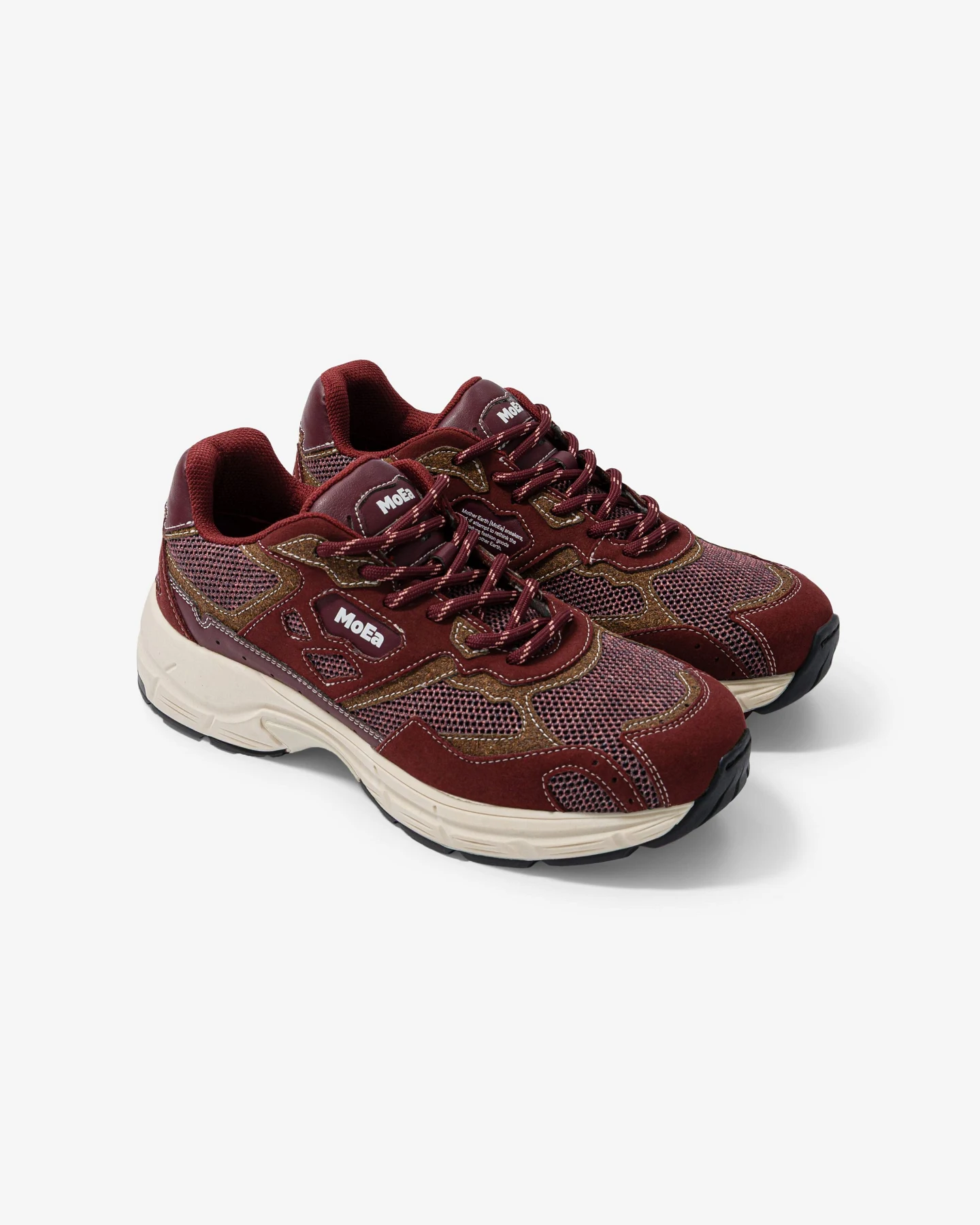 MoEa Herren vegan Sneaker Gen8 Grapes Burgundy – Ansicht 2