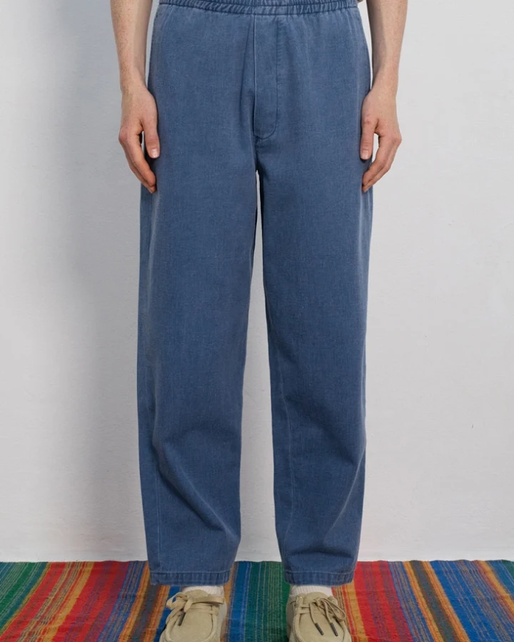 Rotholz Damen vegan Hose Blue Denim
