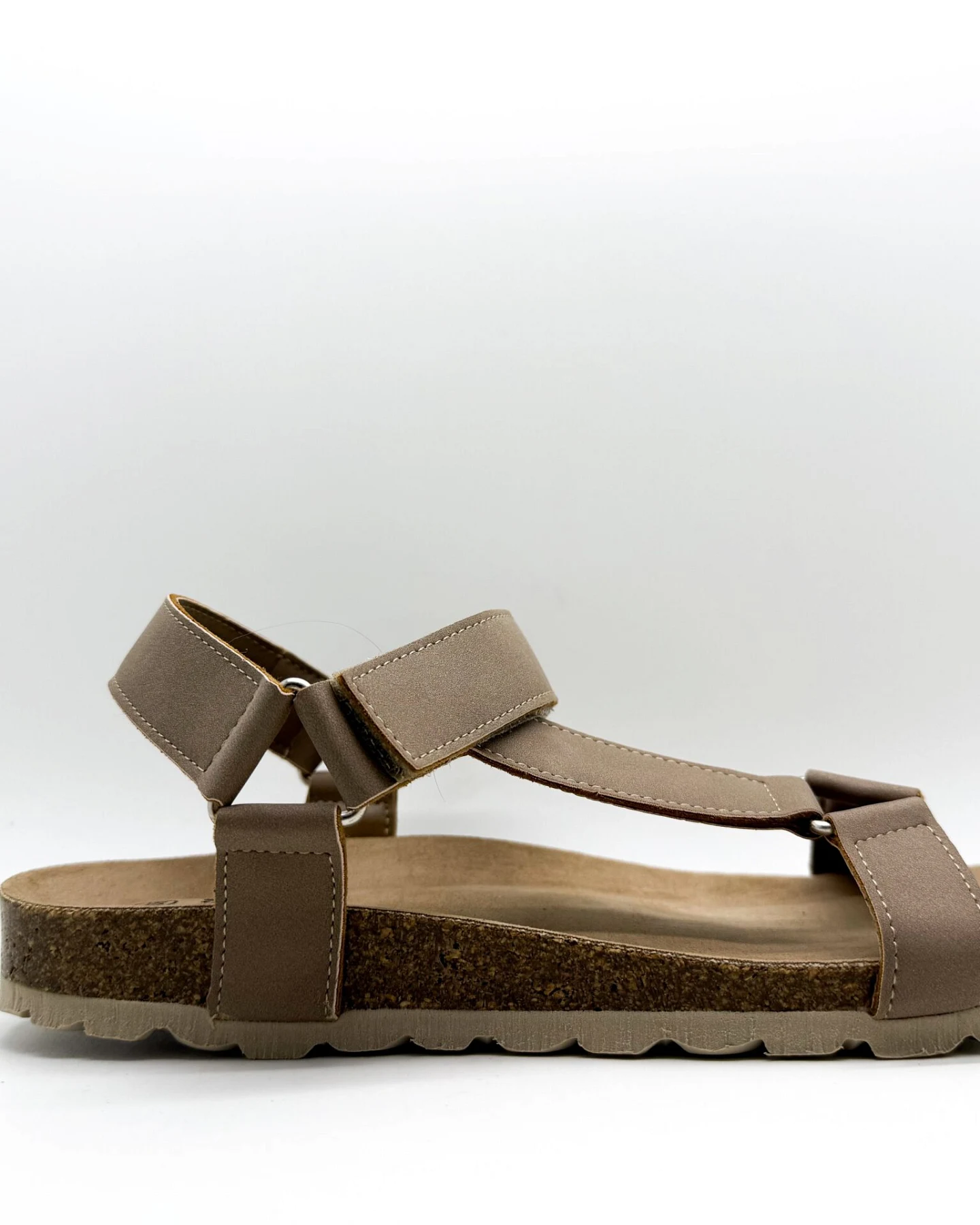 thies Herren vegan Sandalen Eco Bio Trek Elefant Grau – Ansicht 2