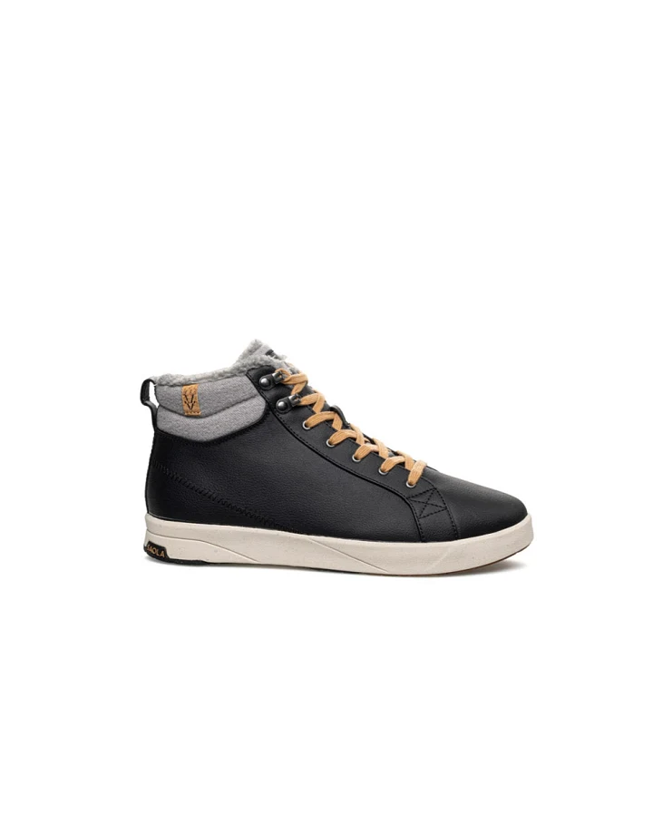 SAOLA Herren vegan Sneaker Herren Bergen Warm Schwarz