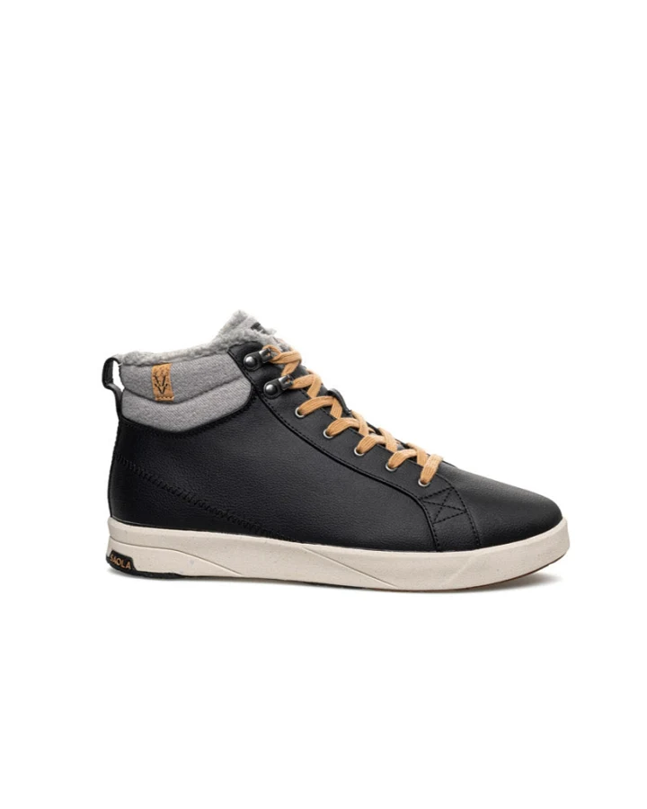 SAOLA Herren vegan Sneaker Herren Bergen Warm Schwarz