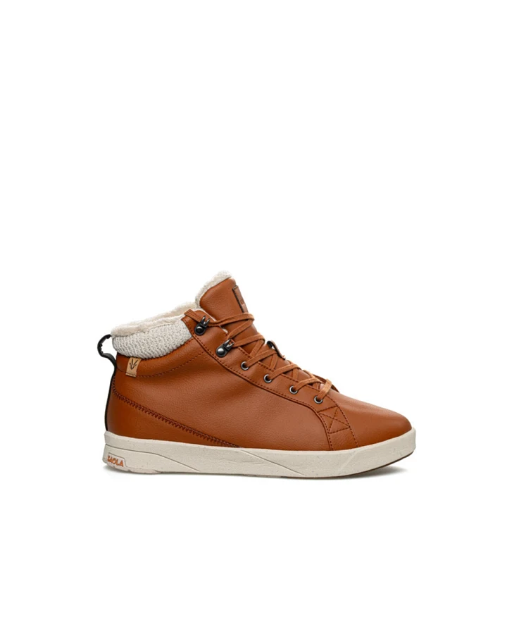 SAOLA Damen vegan Sneaker Damen Bergen Wasserdicht Warm Karamell