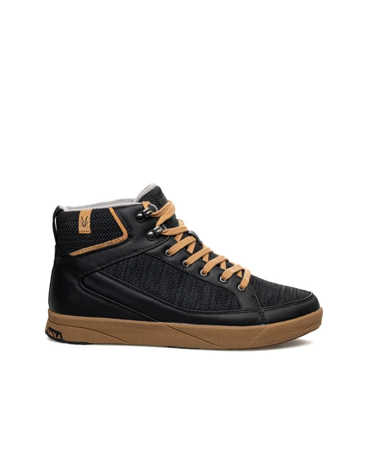 SAOLA Herren vegan Sneaker Herren Machu Wasserdicht Schwarz