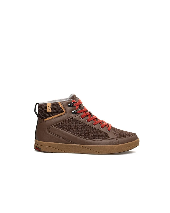 SAOLA Herren vegan Sneaker Herren Machu Waterproof Chocolate