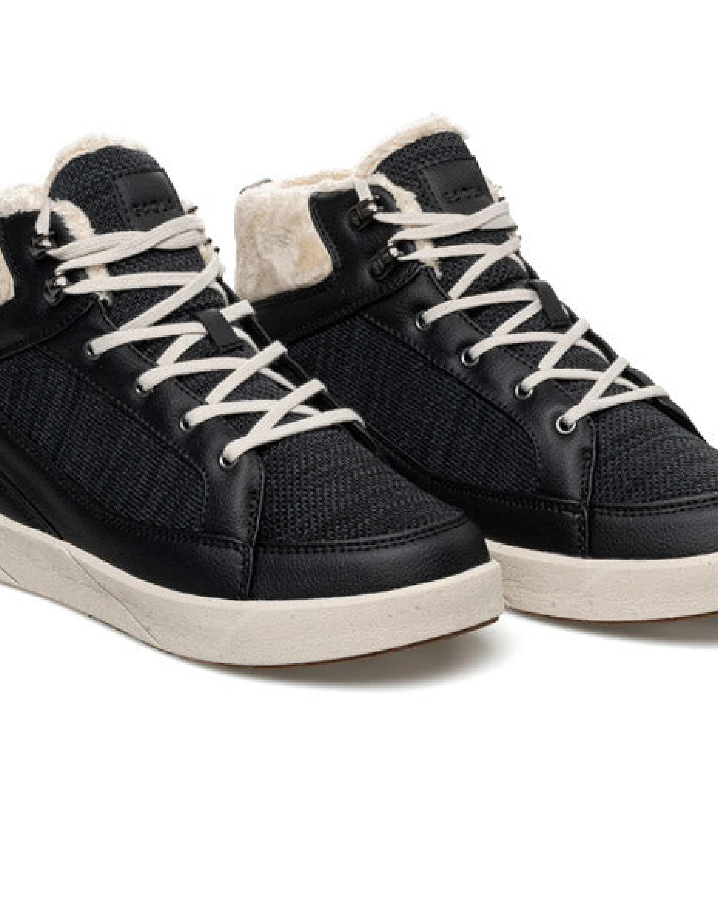 SAOLA Damen vegan Sneaker Damen Picchu Wasserdicht Schwarz – Ansicht 2
