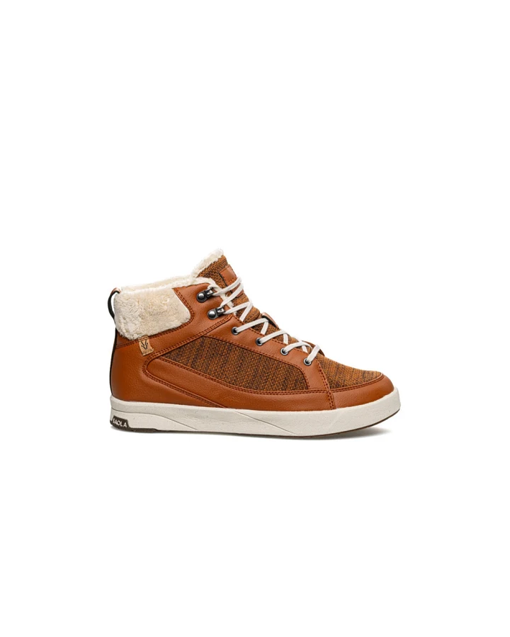 SAOLA Damen vegan Sneaker Damen Picchu Wasserdicht Karamell