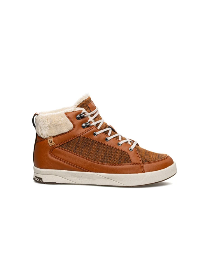 SAOLA Damen vegan Sneaker Damen Picchu Wasserdicht Karamell
