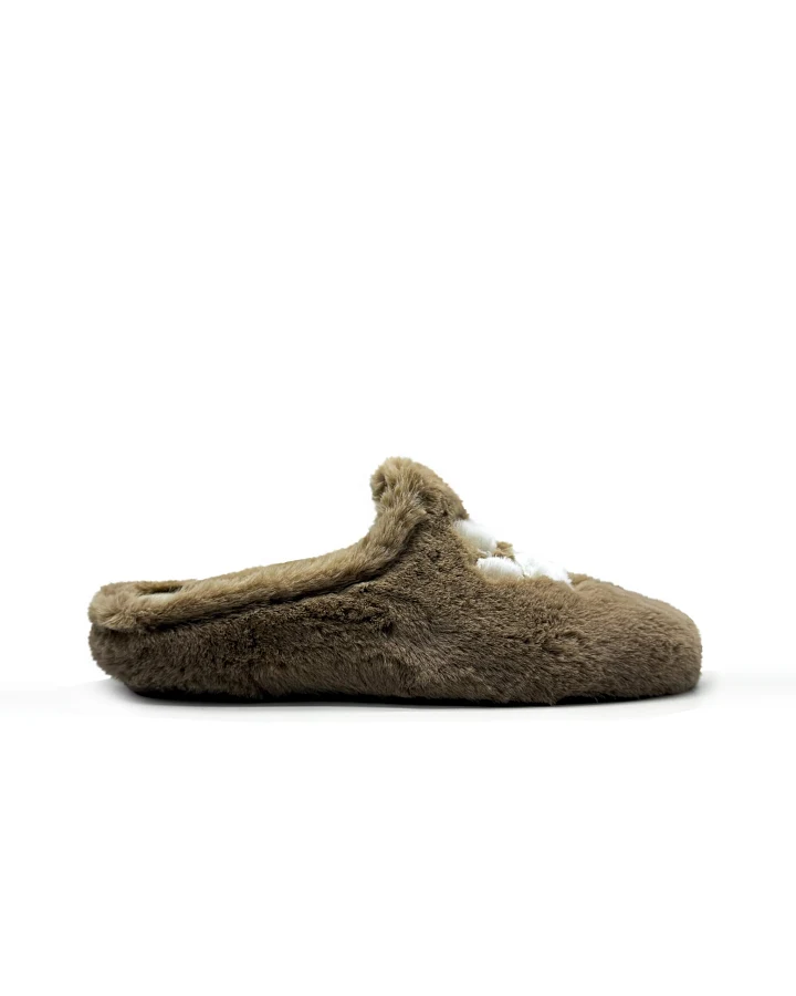 thies Damen vegan Hausschuhe Rec Paw Camel Beige