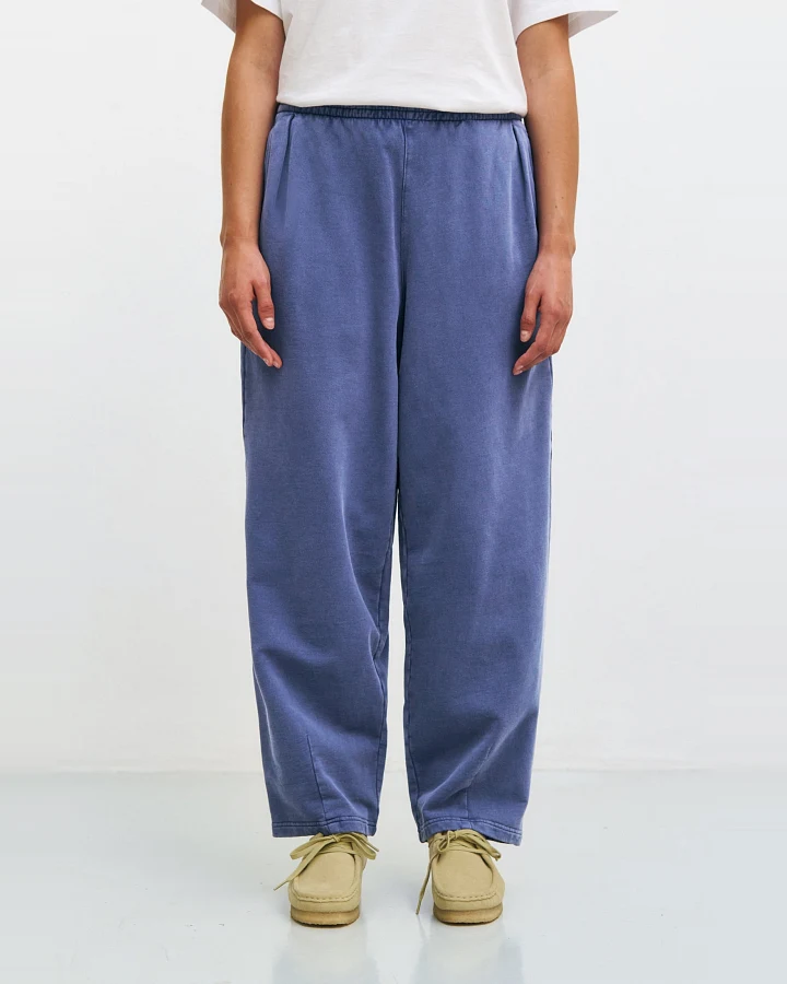 Rotholz Damen vegan Sweatpants Washed Blue
