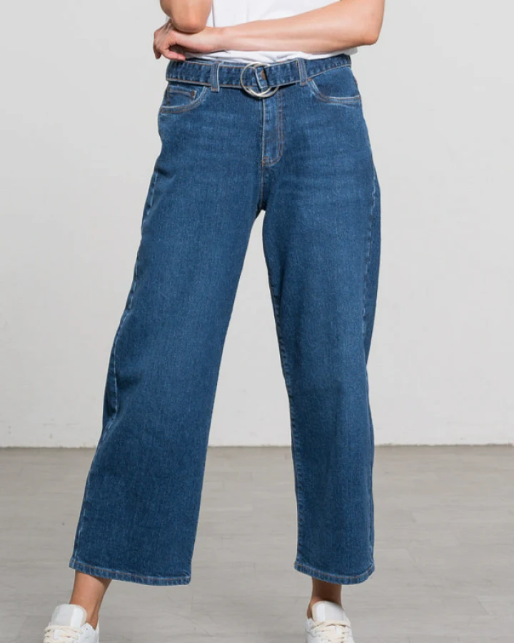 Feuervogl Damen vegan Jeans Flora Medium Blau