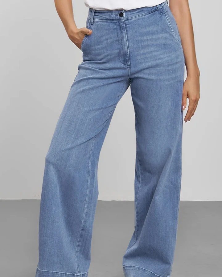 Feuervogl Damen vegan Jeans Hyperflex Sommerhimmel