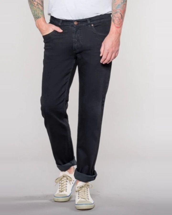 Feuervogl Herren vegan Jeans Finn Schwarz