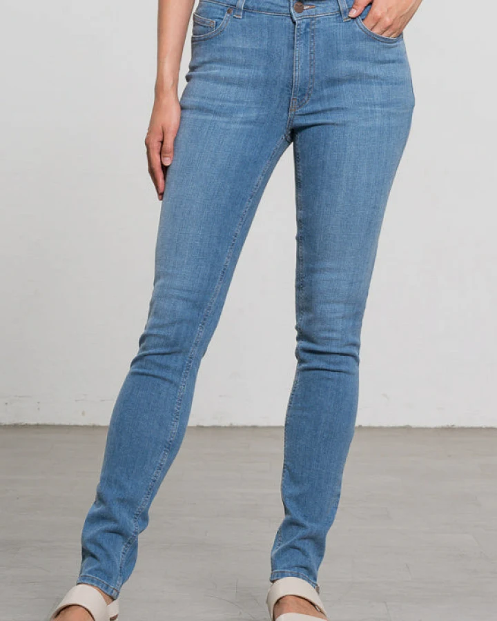 Feuervogl Damen vegan Jeans Hanna Skinny Fashion Blau