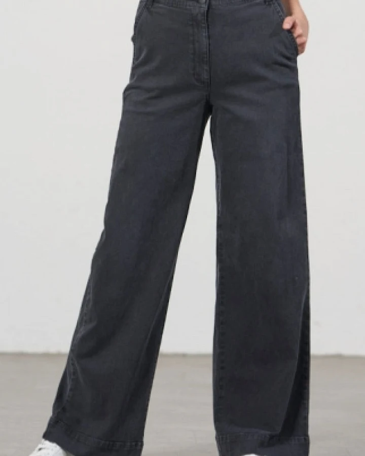 Feuervogl Damen vegan Jeans Hyperflex Raven Schwarz