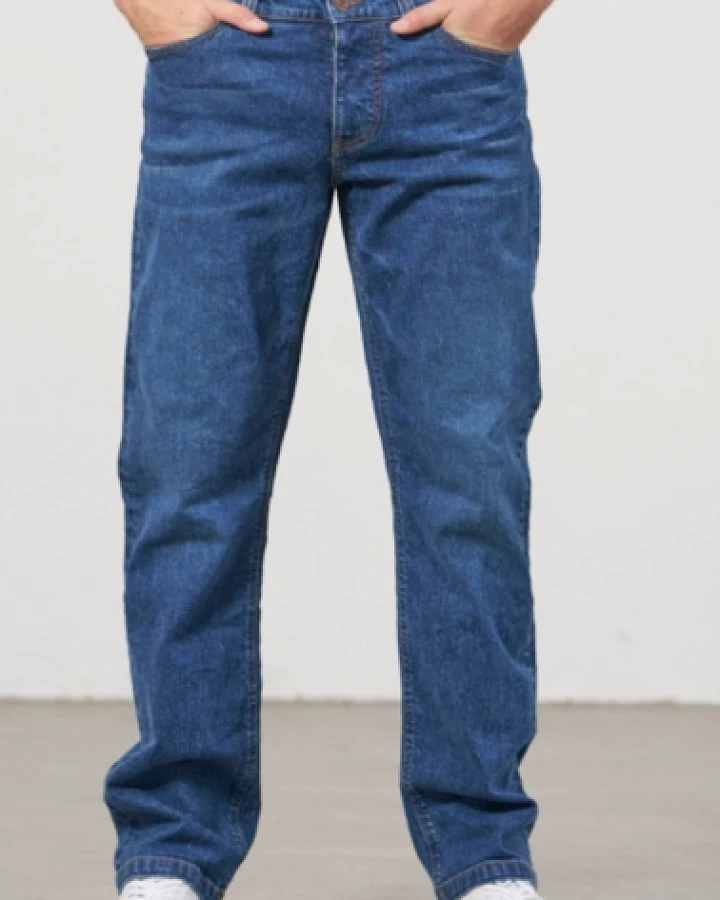 Feuervogl Herren vegan Jeans Milo Medium Blau
