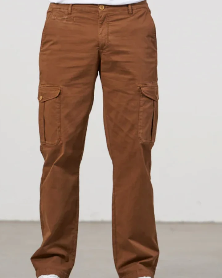 Feuervogl Herren vegan Cargohose Mikko Nice Nougat