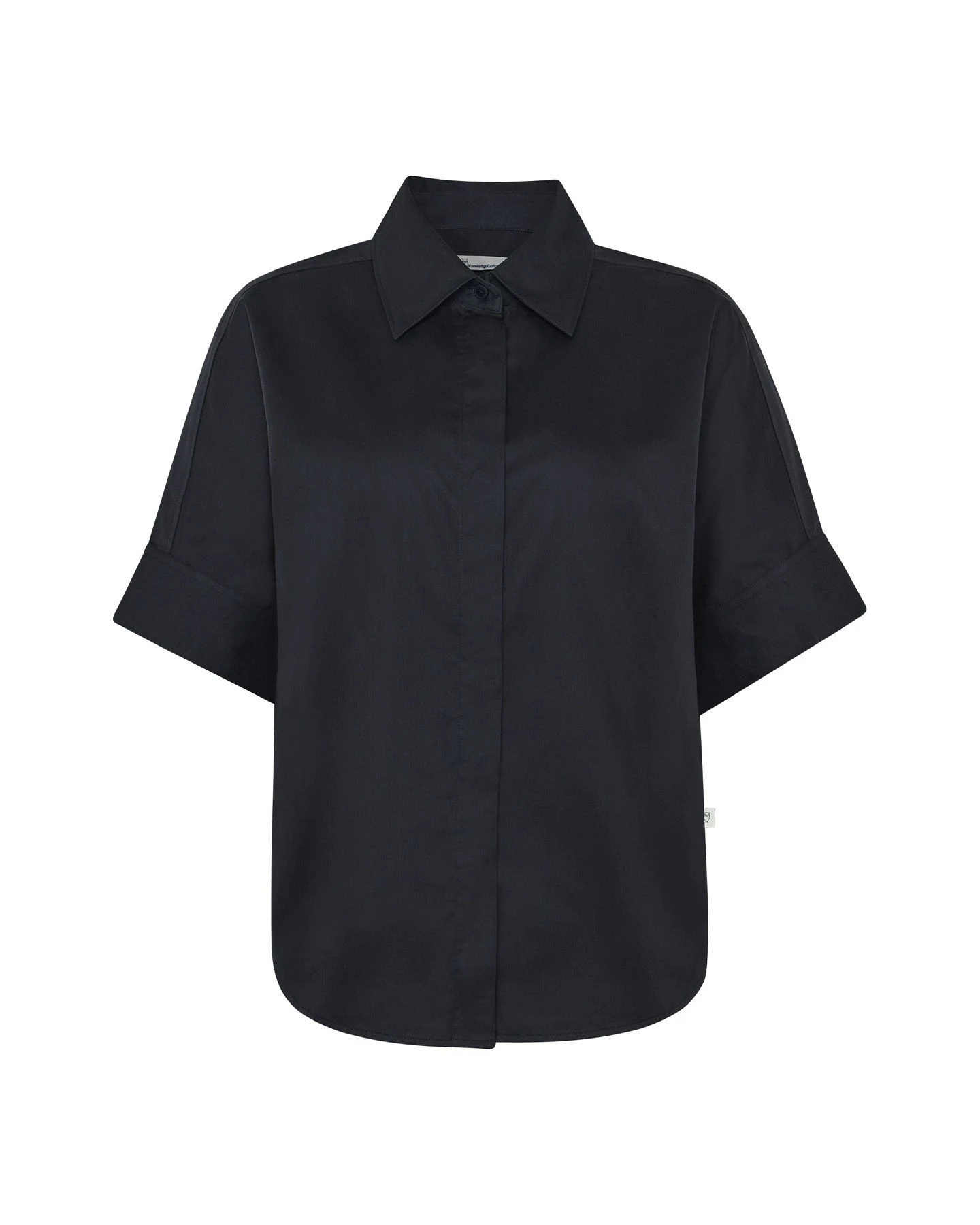 Hemd Relaxed Linen Mix Schwarz – Ansicht 6