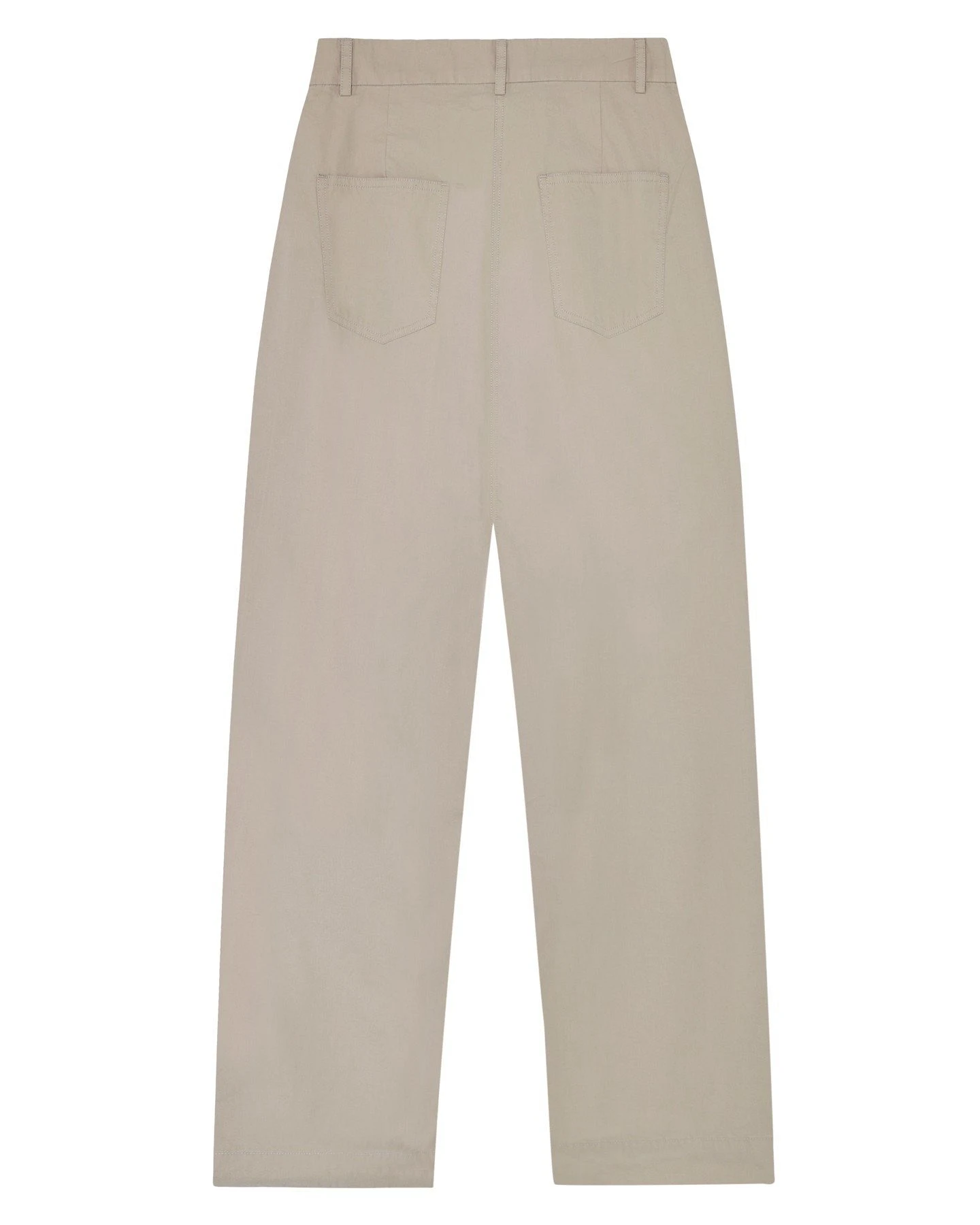 Hose Poplin Pleat Beige – Ansicht 4