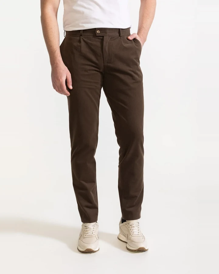 De IONESCU Herren vegan Hose Chesler Khaki