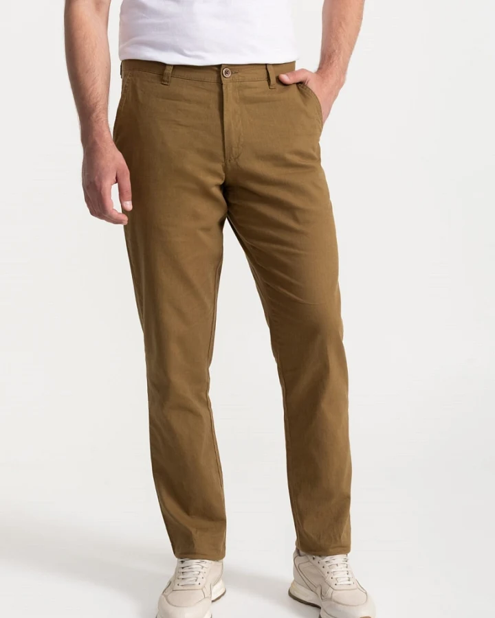 De IONESCU Herren vegan Hose Carpatica Khaki