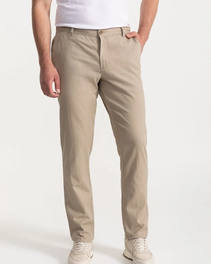 De IONESCU Herren vegan Hose Moldoveanu Beige