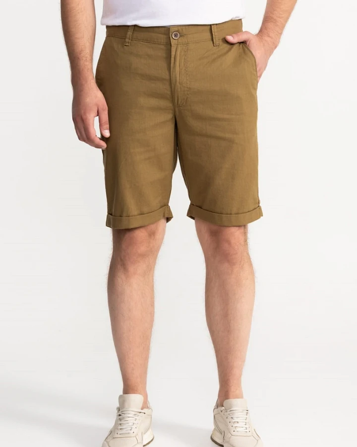 De IONESCU Herren vegan Shorts Carpatica Khaki