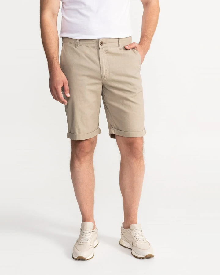De IONESCU Herren vegan Shorts Carpatica Beige