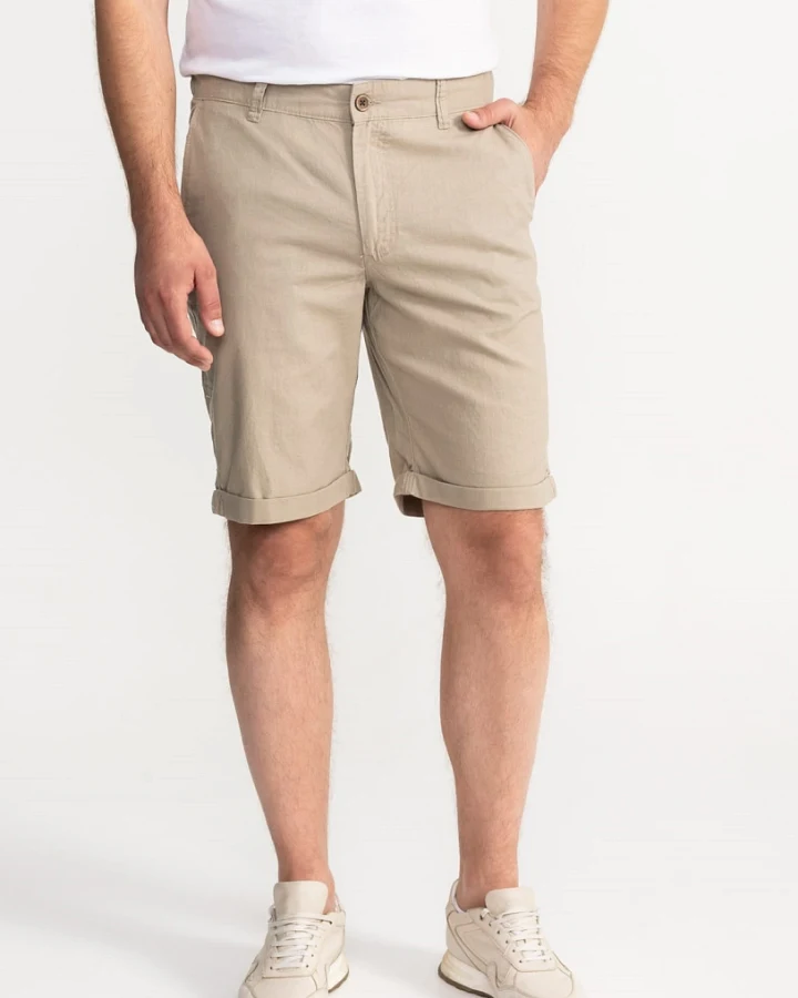 De IONESCU Herren vegan Shorts Carpatica Beige
