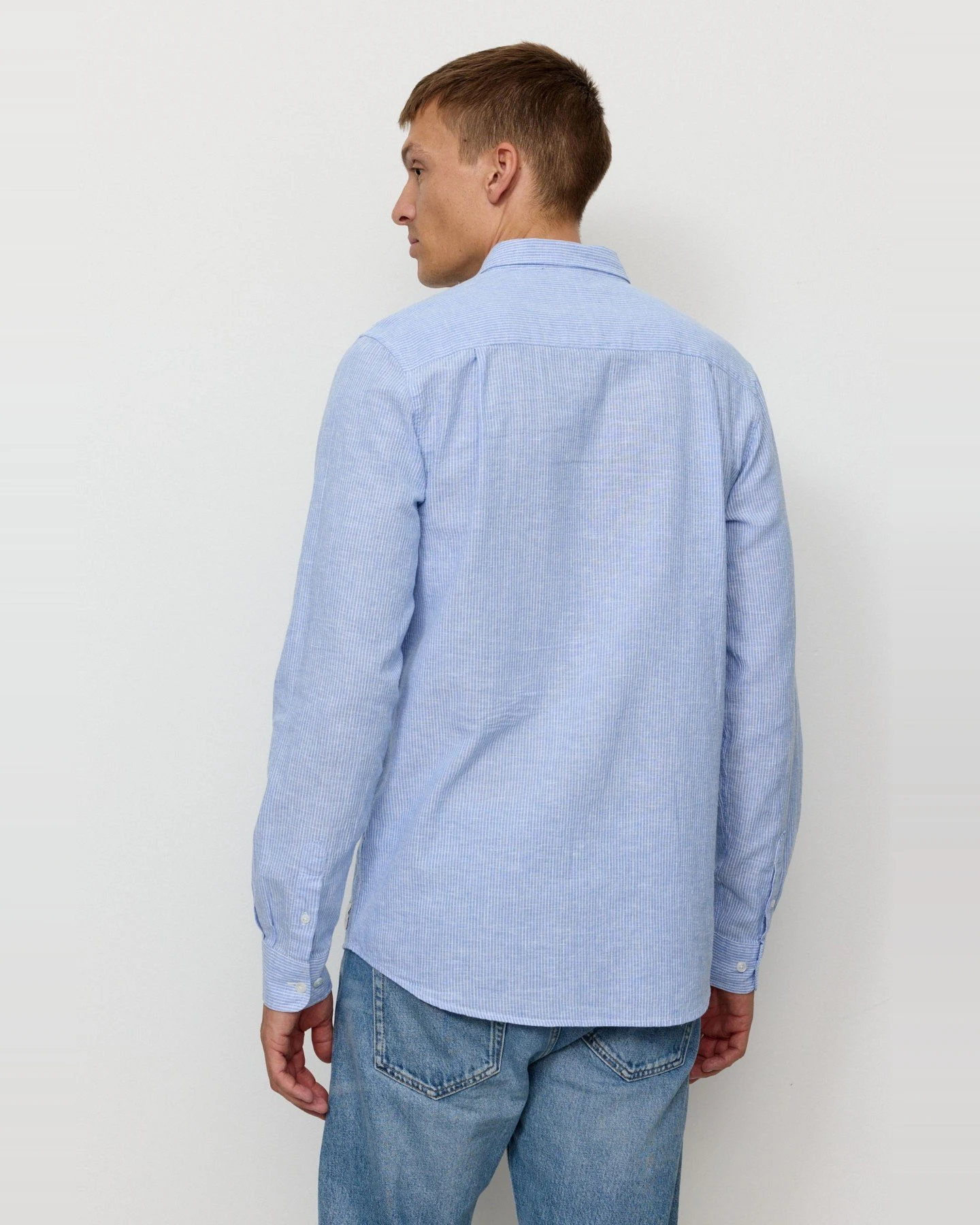 Hemd Yew Stripes Blau – Ansicht 2