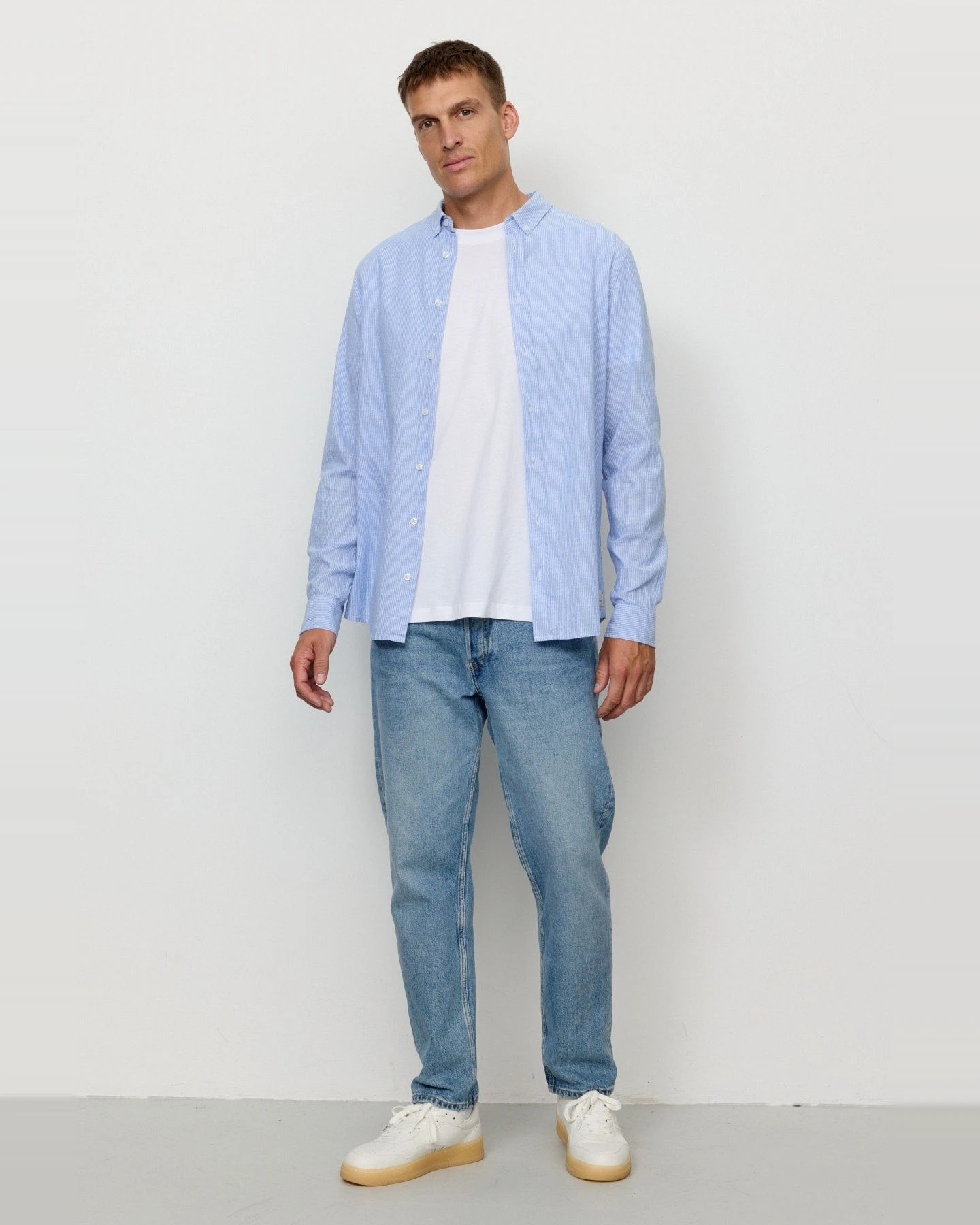 Hemd Yew Stripes Blau – Ansicht 3