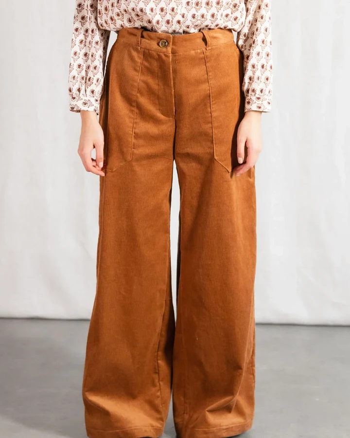 Jyoti - Fair Works Damen vegan Hose Santosh Cinnamon