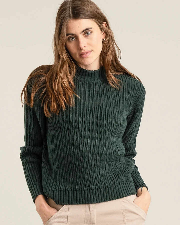 KOMODO Damen vegan Pullover Posey Grün
