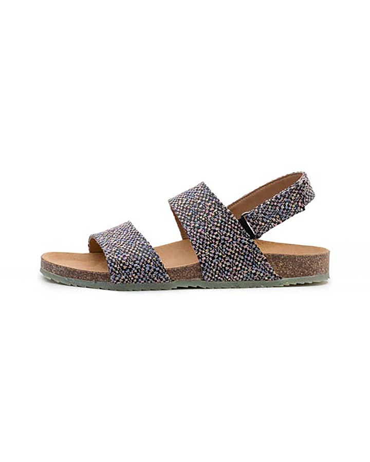 Zouri Damen vegan Sandalen Oyster Star Multicolour