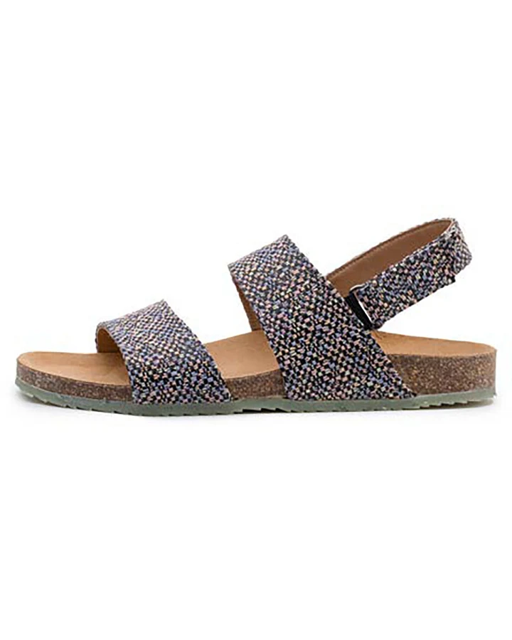 Zouri Damen vegan Sandalen Oyster Star Multicolour