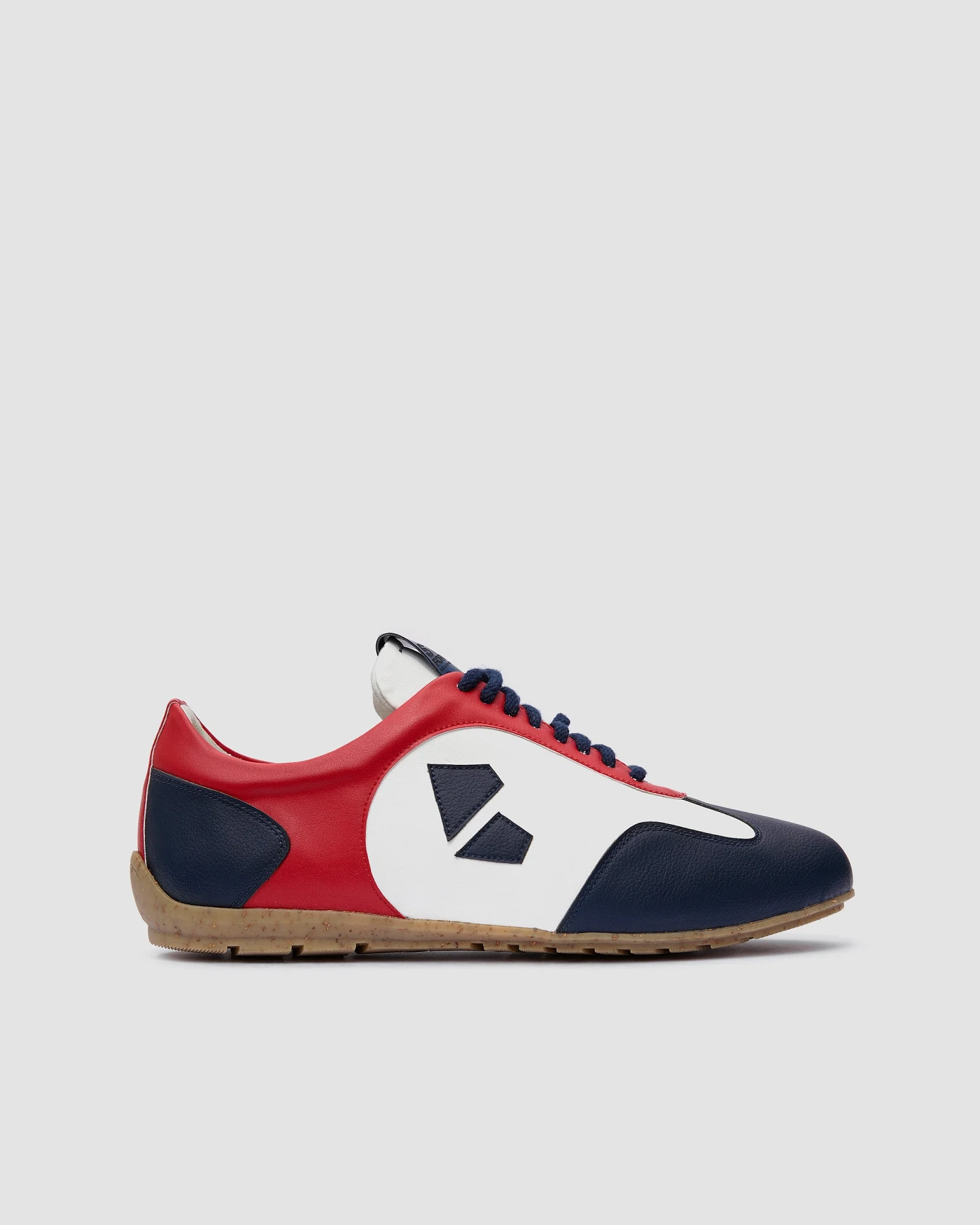 BOHEMA Damen vegan Sneaker Damen Racer Blau/Rot/Weiß – Ansicht 2
