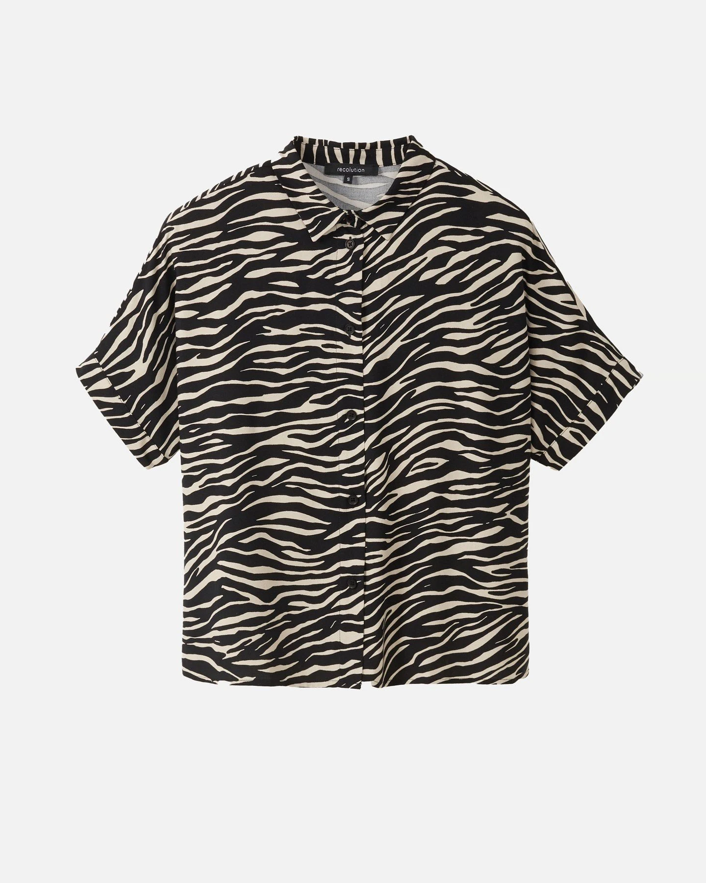 Bluse Lotus Zebra Schwarz – Ansicht 6