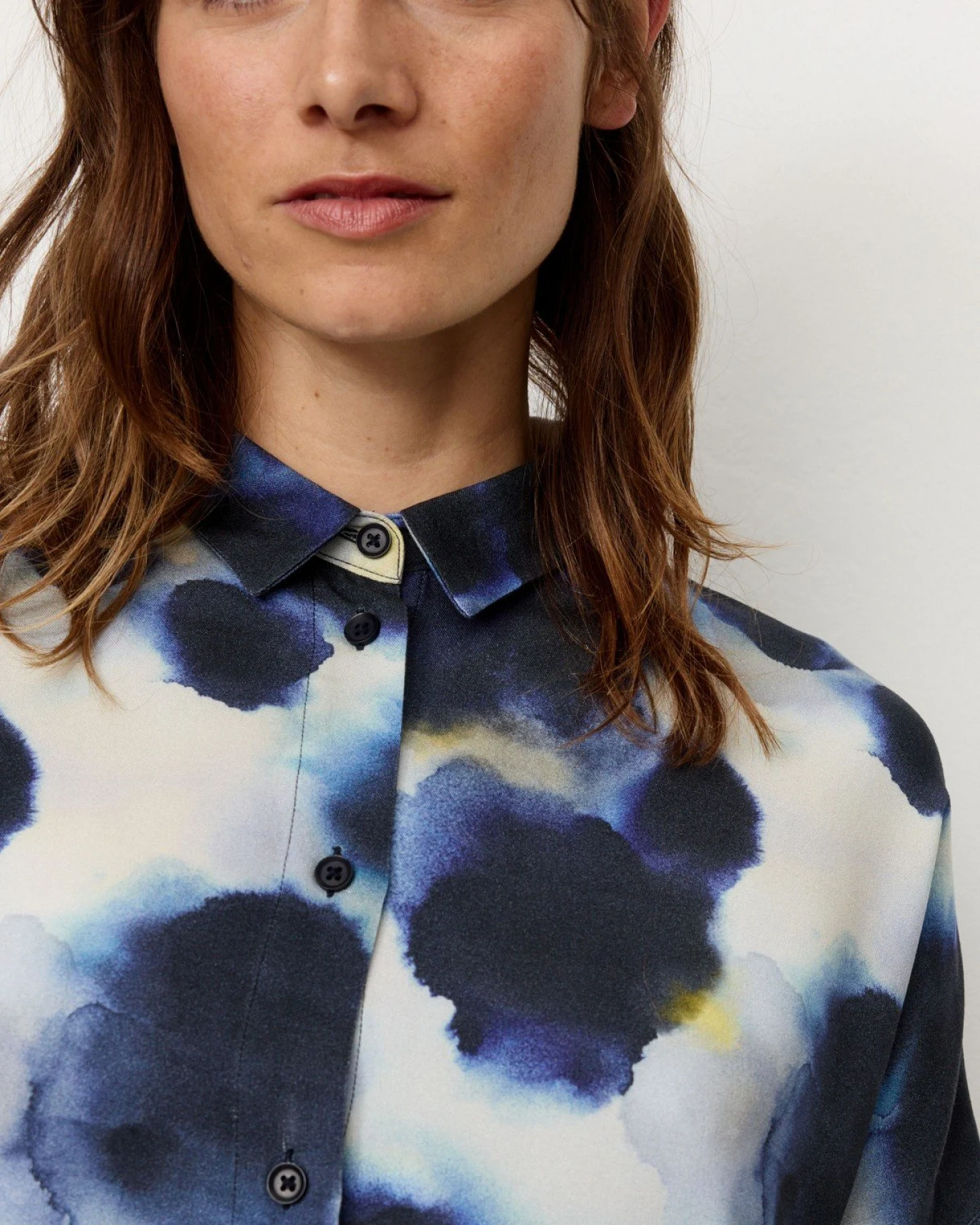 Bluse Lotus Waterdrop Blau – Ansicht 3