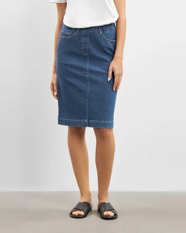 LAURIE Damen vegan Rock Denim Susanna Blau Denim