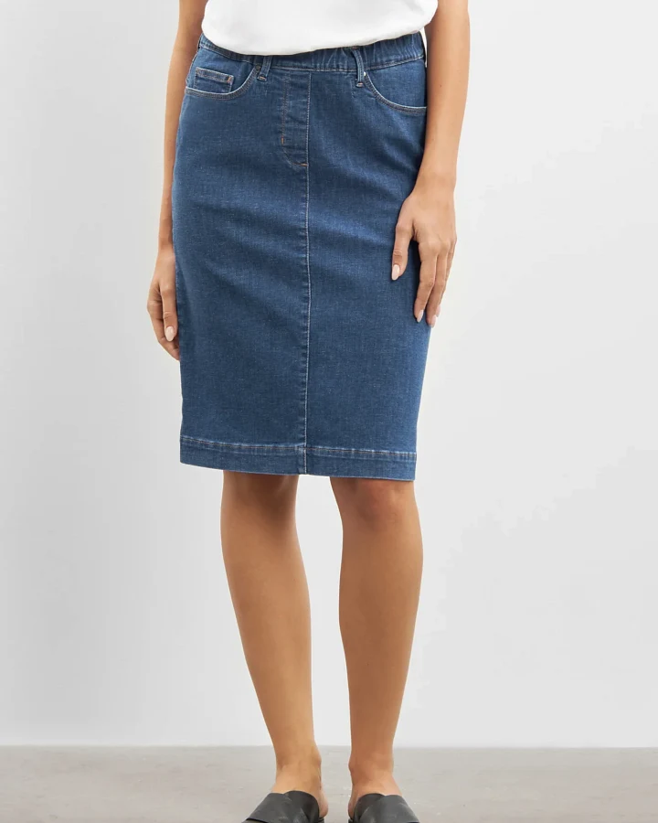 LAURIE Damen vegan Rock Denim Susanna Blau Denim