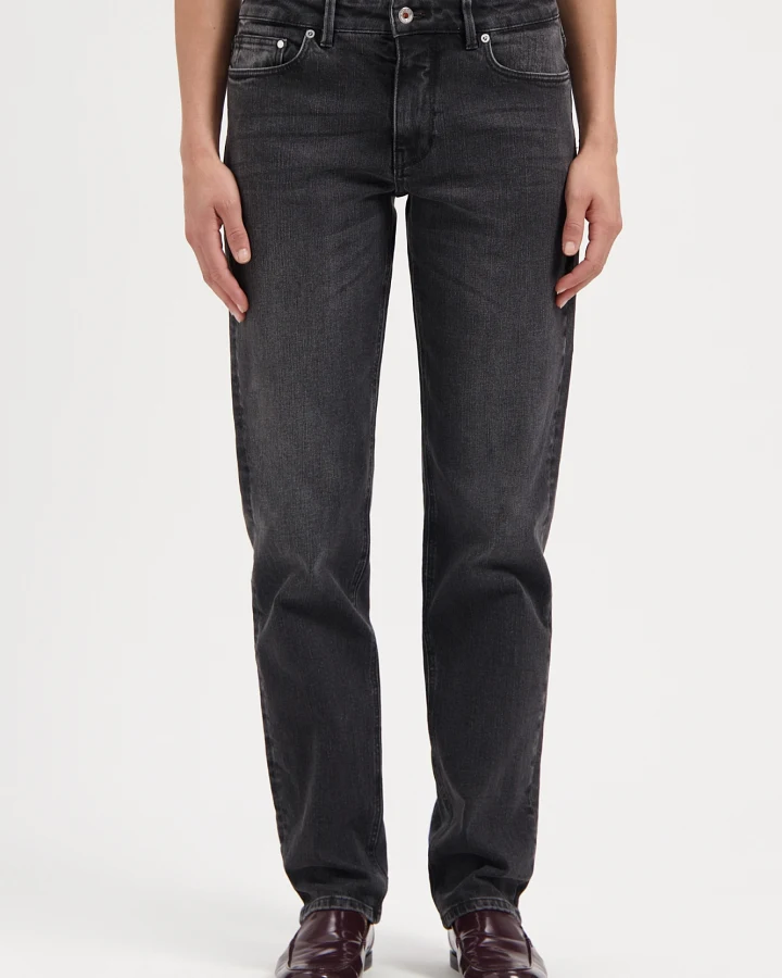 Kuyichi Damen vegan Jeans Boyfriend Jenna Vintage Schwarz